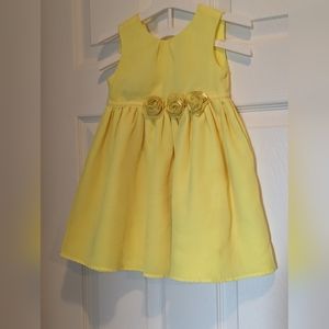 Yellow flower dress